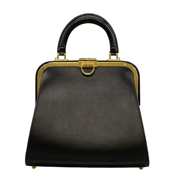 Dior Handbags - Auth DIOR/ChristianDior - Black Leather Handbag